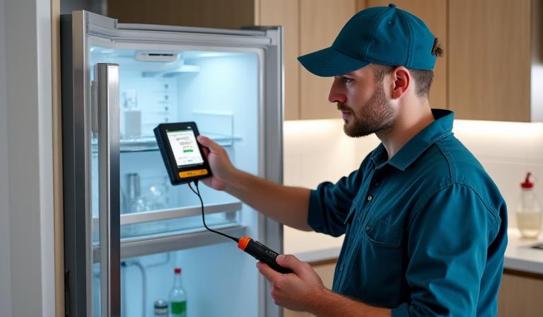 Técnico realizando diagnóstico